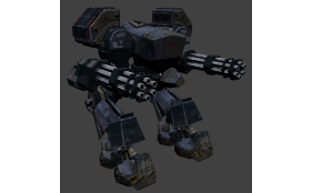 Robot with flat lighting