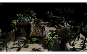 Shadow Map - Oasis at Sun