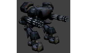 Robot with smooth lighting