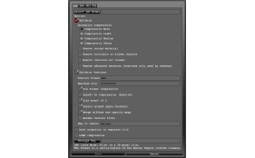 Model conversion options