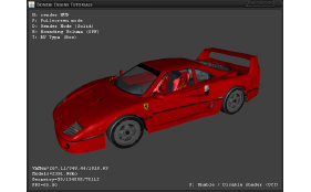 F40 rendered without shader