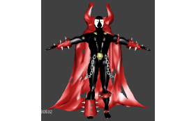 Spawn rendered without shader