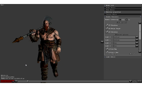 Skeletal animation and lighting